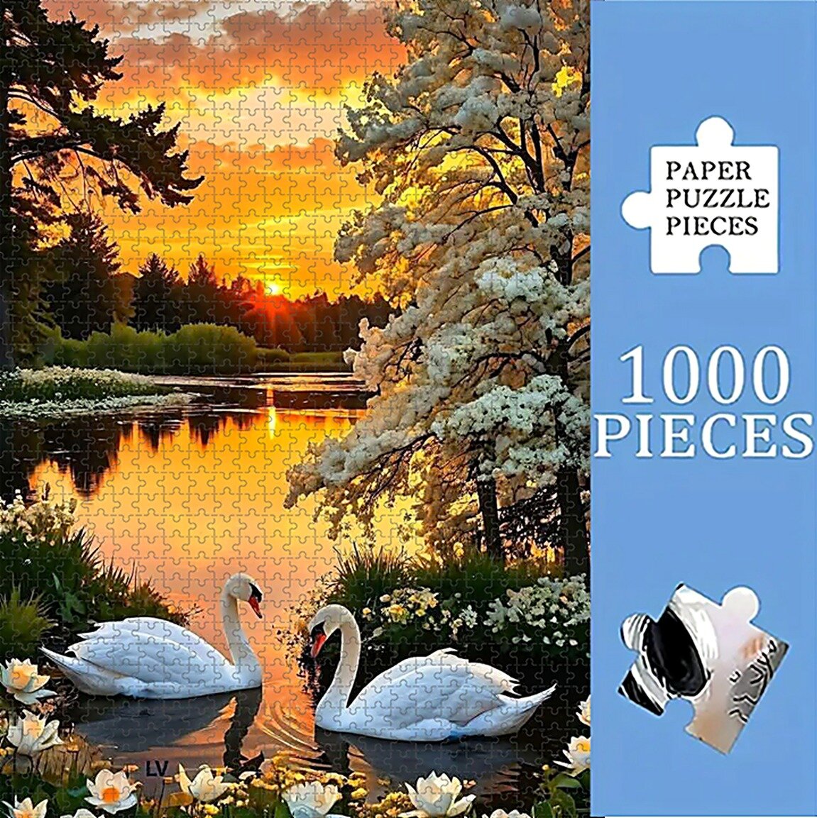 Взрослые деревянные головоломки 10Лебединая тема