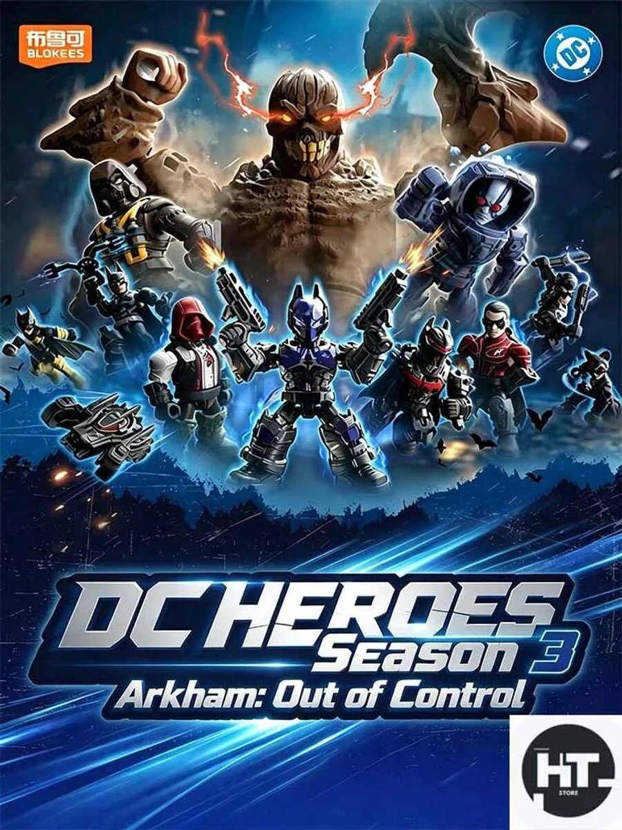 Сборная фигурка Blokees DC Heroes Season 3 Arkham: Out of Control, блинд-бокс