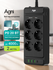 Сетевой фильтр на 6 розеток AGNI 3 USB и 1 TYPE-C, удлинитель 2м, защитные шторк...