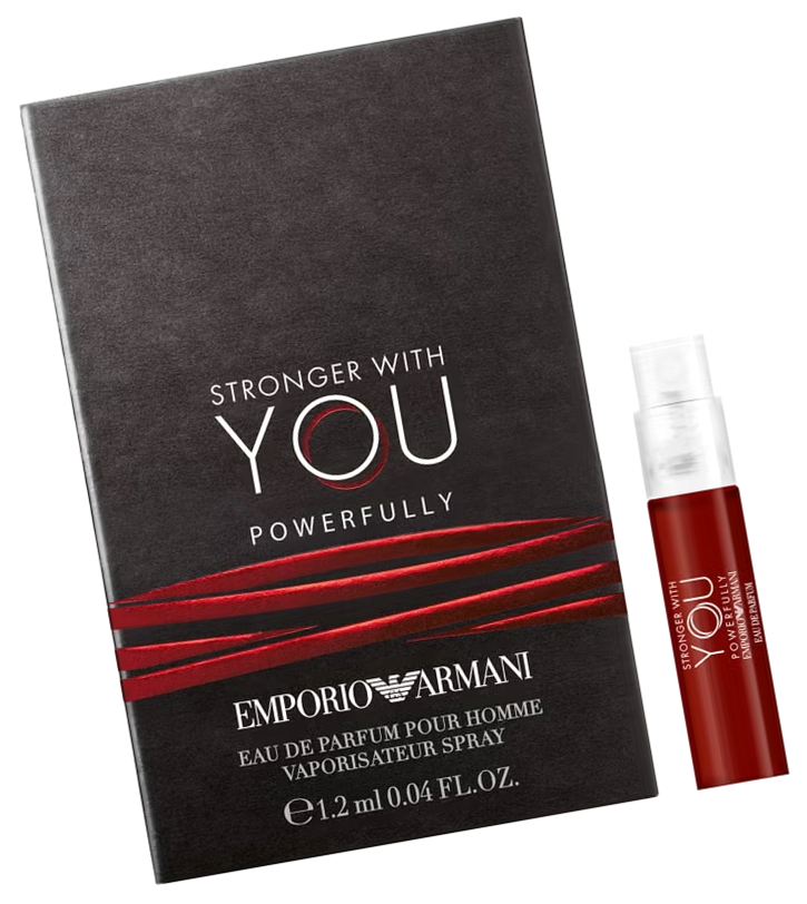Парфюмерная вода Giorgio Armani Stronger With You Powerfully пробник 1.2 / Джорджио Армани Стронгер Виз Ю Поверфулли миниатюра / Сэмпл