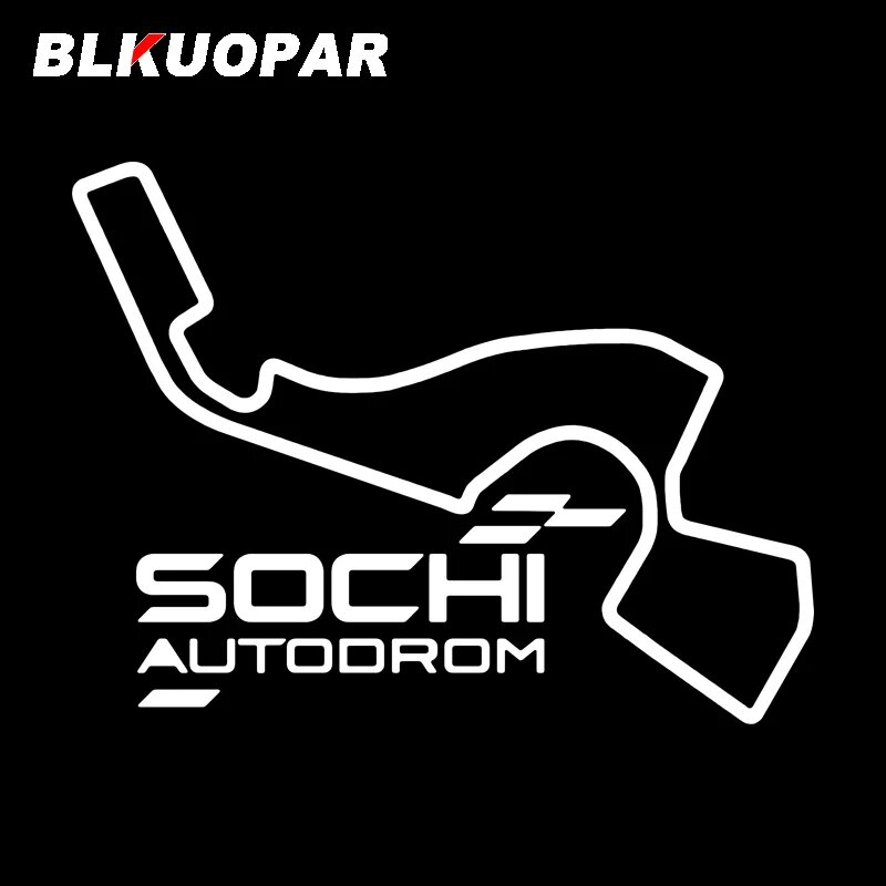 BLKUOPAR Стикер Sochi Autodrom, синий, style5