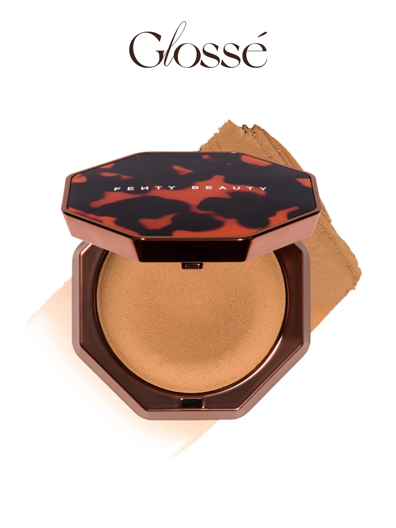 Fenty Beauty бронзер Sun Stalk'r Soufflé Blurring + Blendable Pressed Mousse Cream Bronzer, оттенок MAPLE GLAZE, 15 гр.
