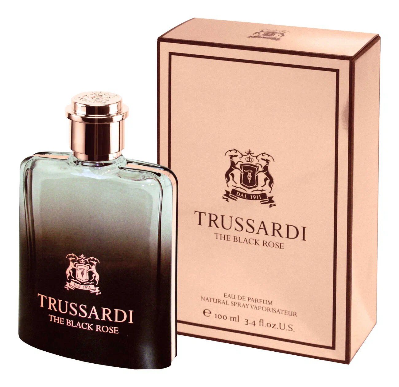 TRUSSARDI The Black Rose, Парфюмерная вода, унисекс, 100 мл, аромат унисекс