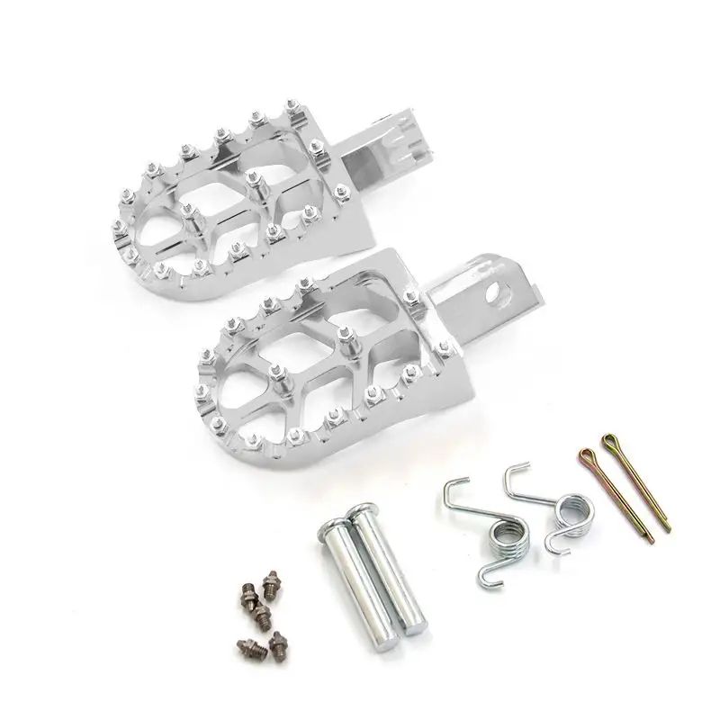 Подножки водителя (пеги) алюминиевые на питбайк кросс эндуро KAYO CRF TTR125 BSE APOLLO MX Ataki BSE