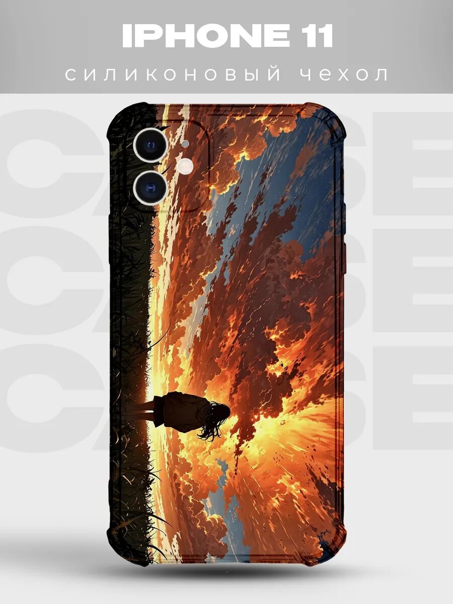 Чехол на iPhone 11 Клинок рассекающий демонов 6