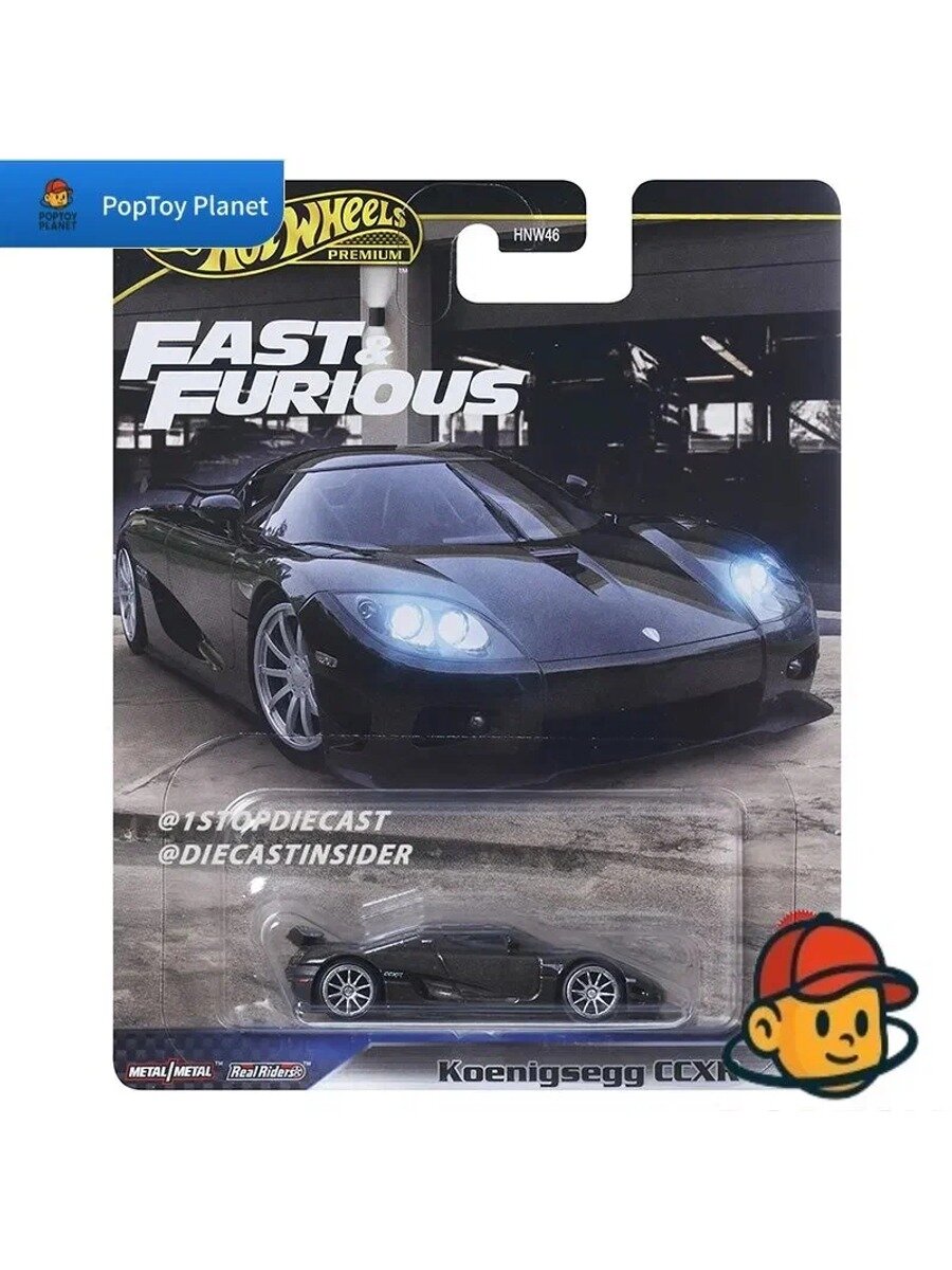 Машинка Mattel Fast and Furious KOENIGSEGG CCXR 1/64 Car Toy HNW46