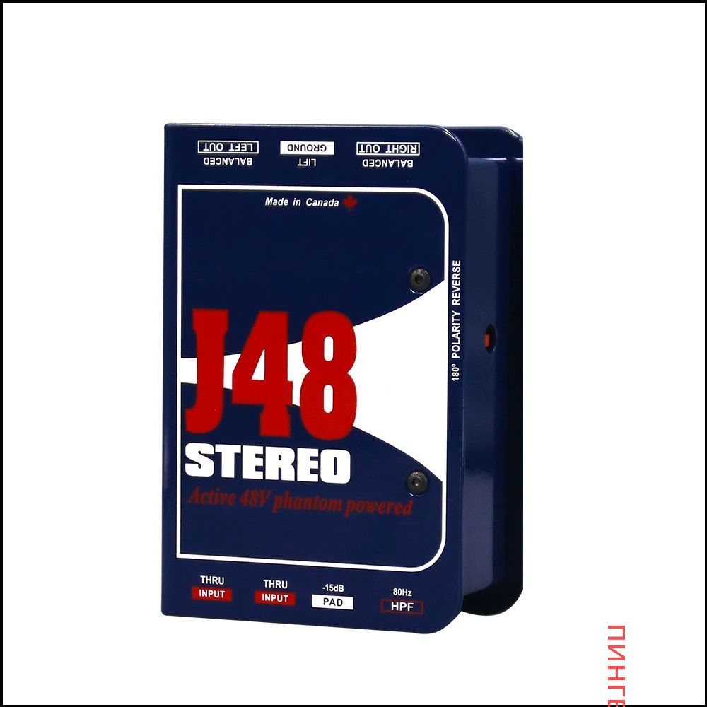 Radial J48 PRO48 DI D2 JDI профессиональный активный пассивный электроакустический гитарный бас-инструмент di box