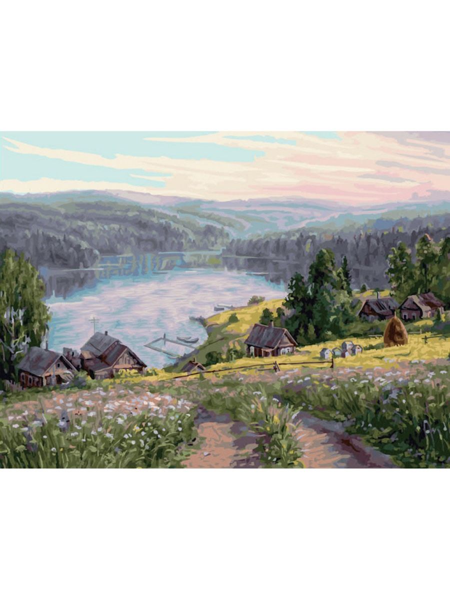 Картина по номерам Дикая Вишня 'Дорога к дому', 30x40см