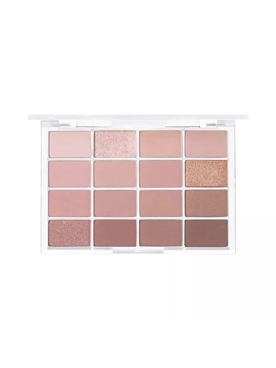 Шестнадцатицветная палитра теней для век wakemake, подходит для всех, 14 г, K-Beauty - 05 Mute Coral Blurring