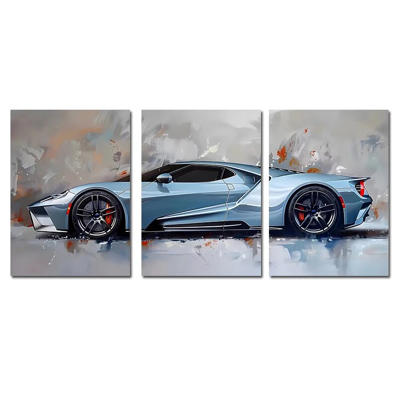 Набор картин на холсте Ford GT, 30х40 см, A95-9-3PCS