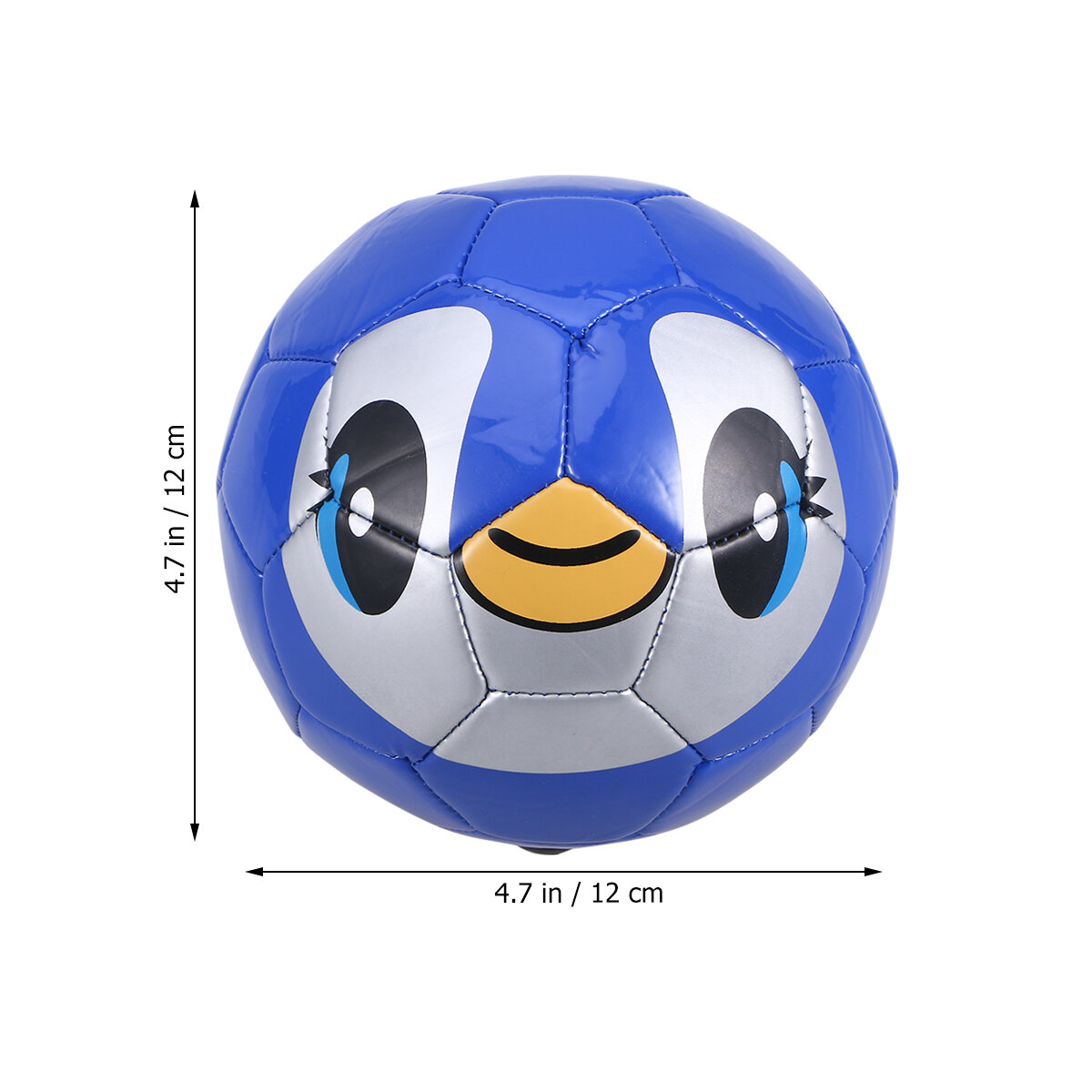 Синий Надувной Мяч Из PVC Для Детей С Игровым Пингвином 1 Шт 12.00X12.00X12.00CM