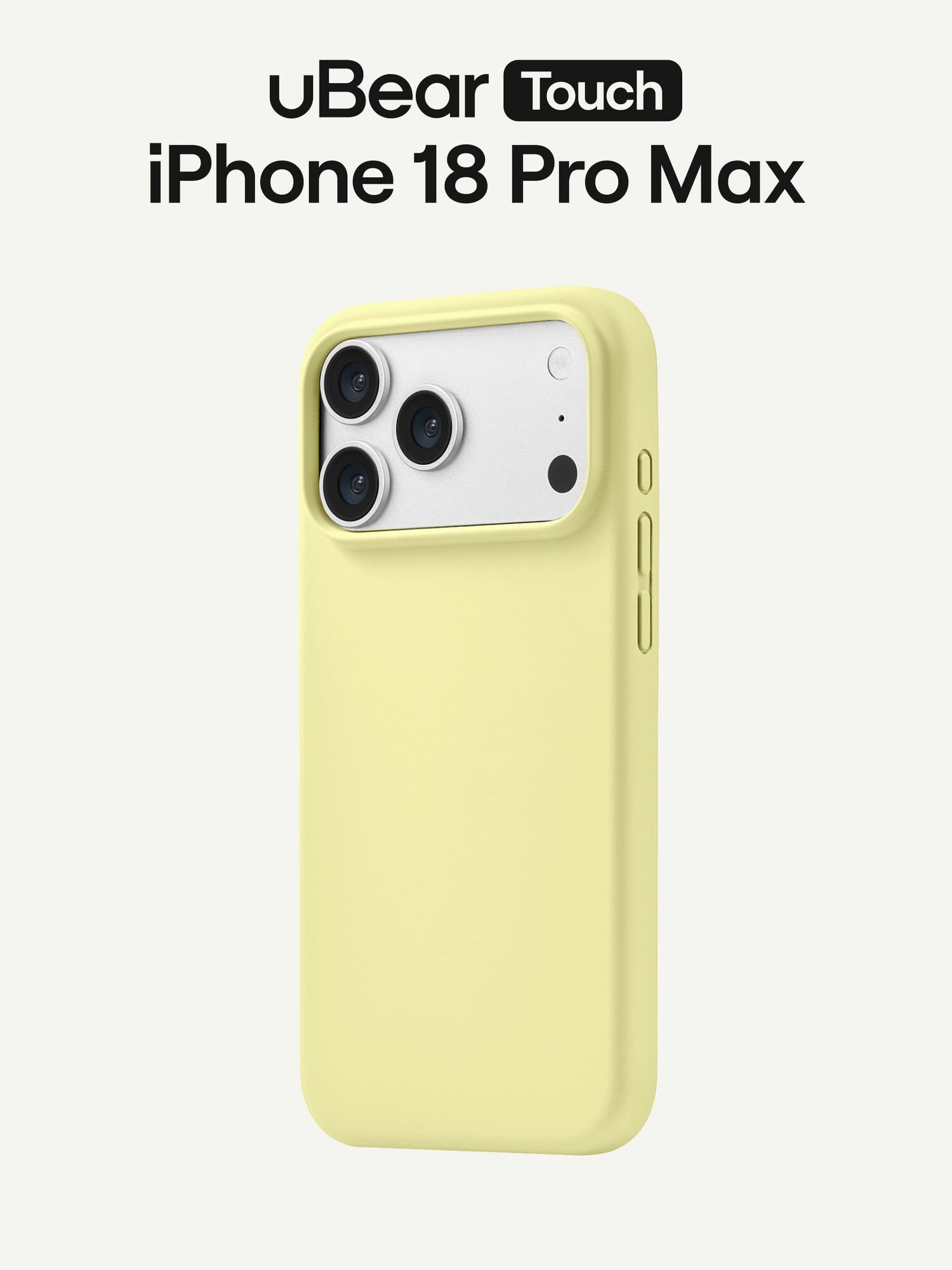 Чехол защитный uBear Touch Mag Case для iPhone 18 Pro Max, магнитный совместимый, силикон, софт-тач