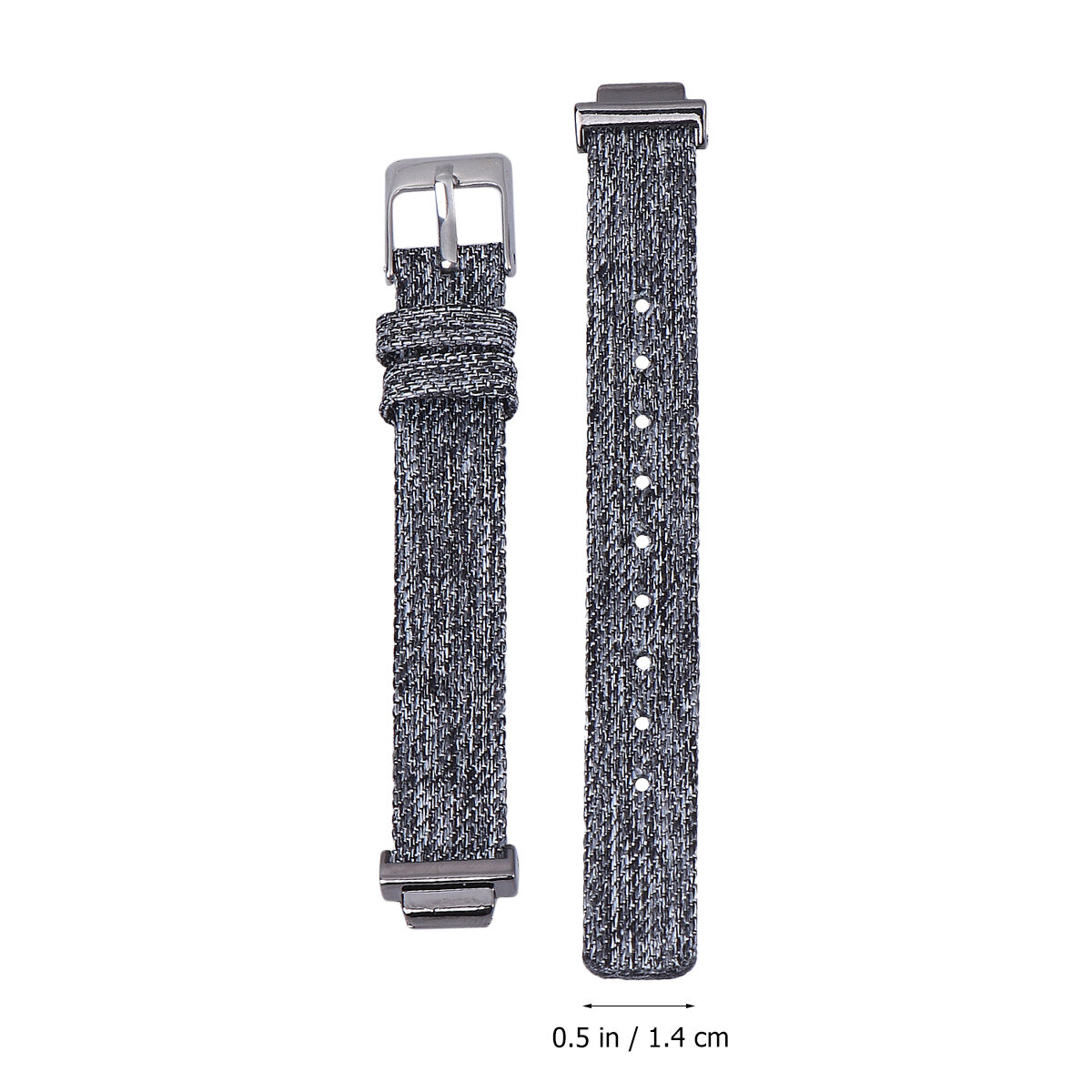 Тёмно-Серый Наручный Ремешок Из Холста Для Часов Размер 1 4cm