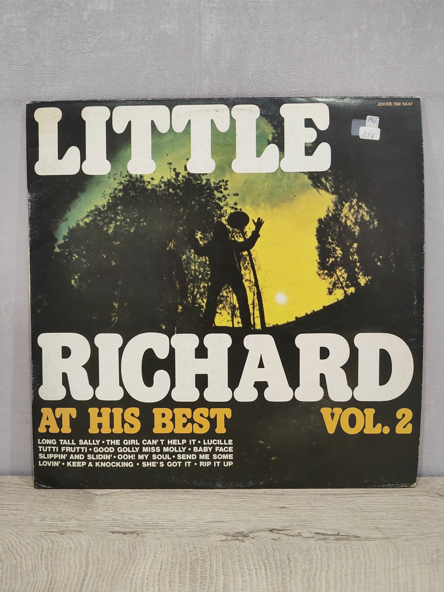Little Richard - At His Best Vol.2 (Italy, 1974 год), Виниловая пластинка, LP
