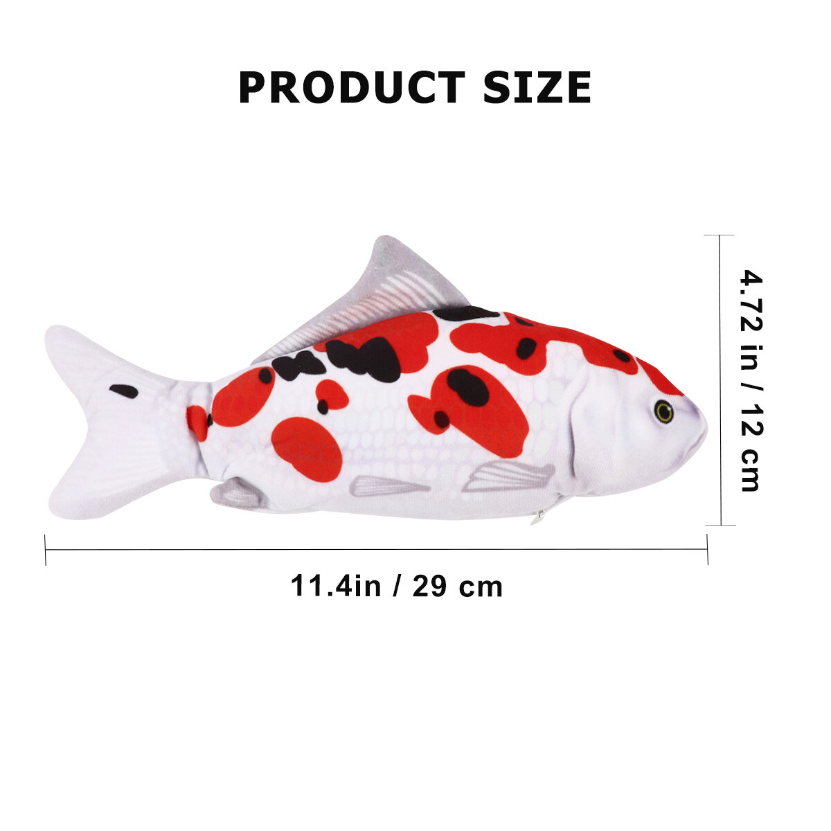 Игрушка Для Кошек В Forme С рыбки Движущаяся С Датчиком Движения 29X12Cm