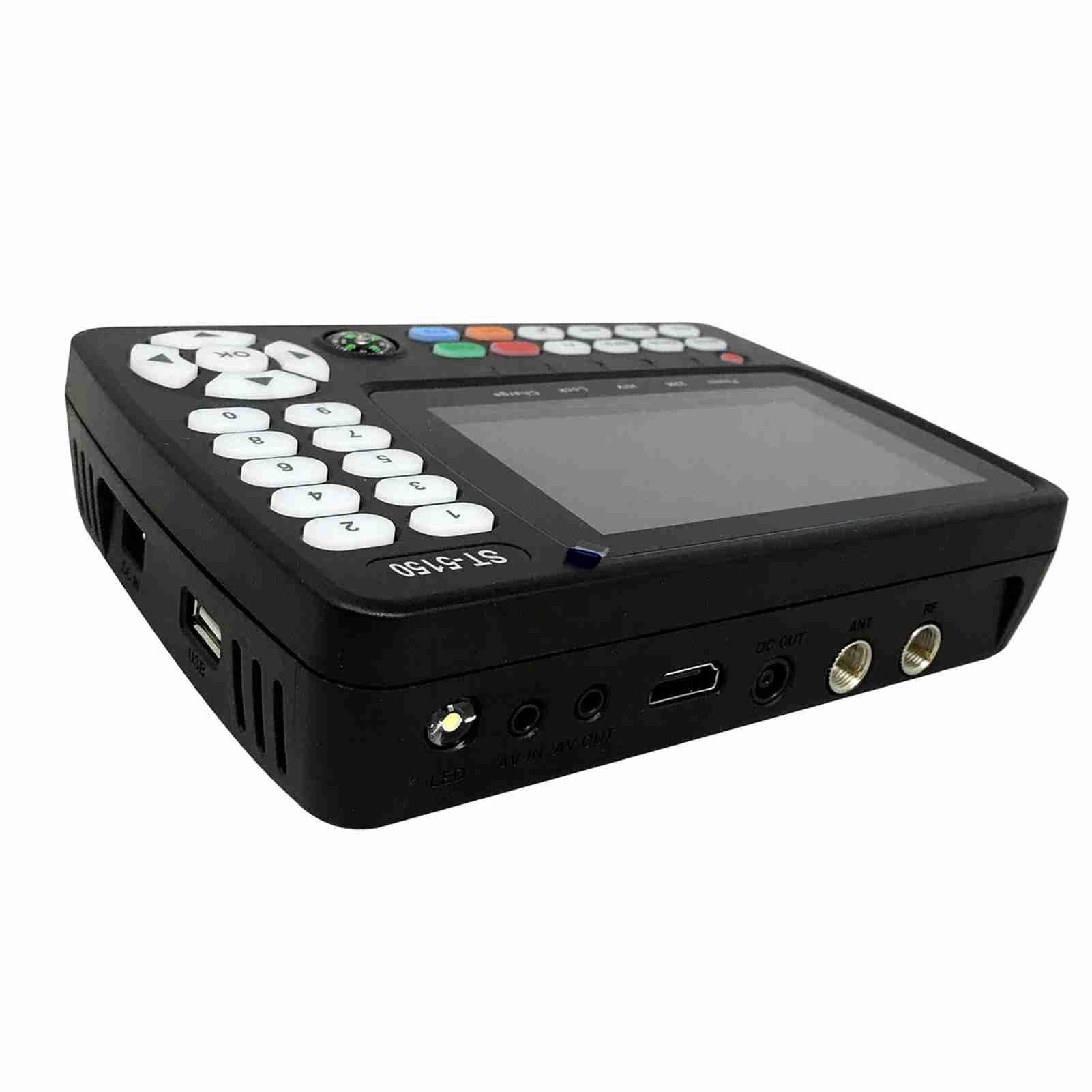 Цифровой ручной спутниковый сигнализатор ST-5150 с TFT LCD 4.3 дюйма, H.265, для установки ТВ сигнала