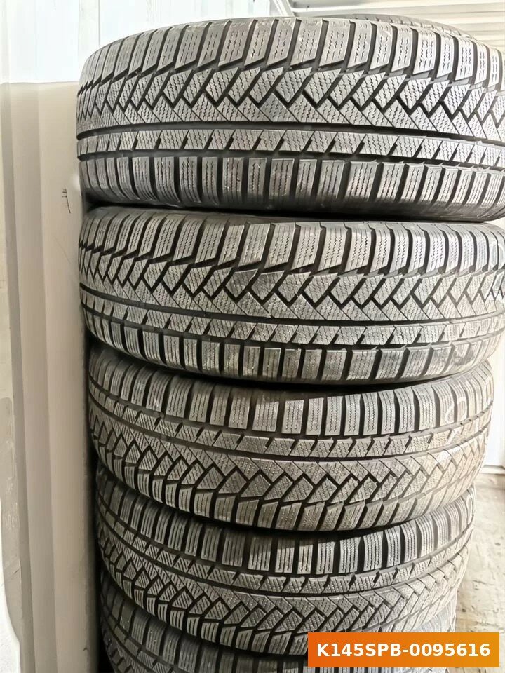 Комплект (4 шт) зимних БУ шин Continental WinterContact TS 850 P 215/60 R18 20% износ 8039902107 RunFlat