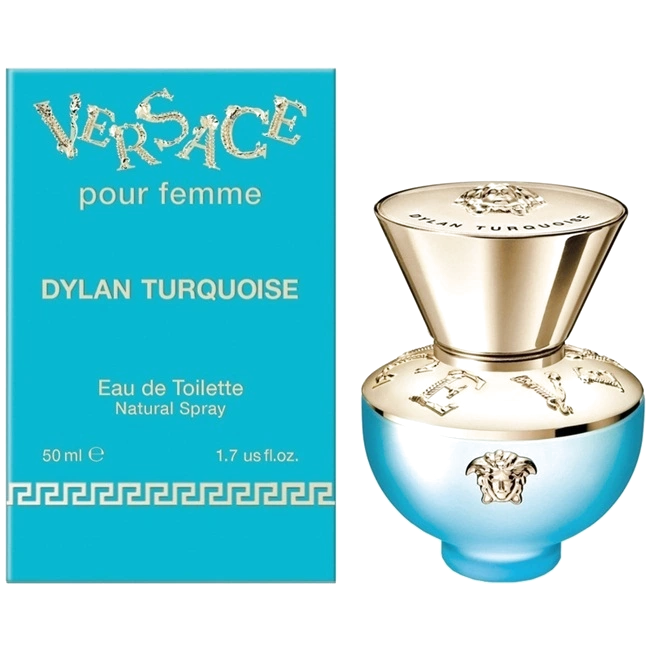 Аромат Версаче Дилан Туркуаз Пур Фем женский 50 мл - Versace Dylan Turquoise Pour Femme Toilette