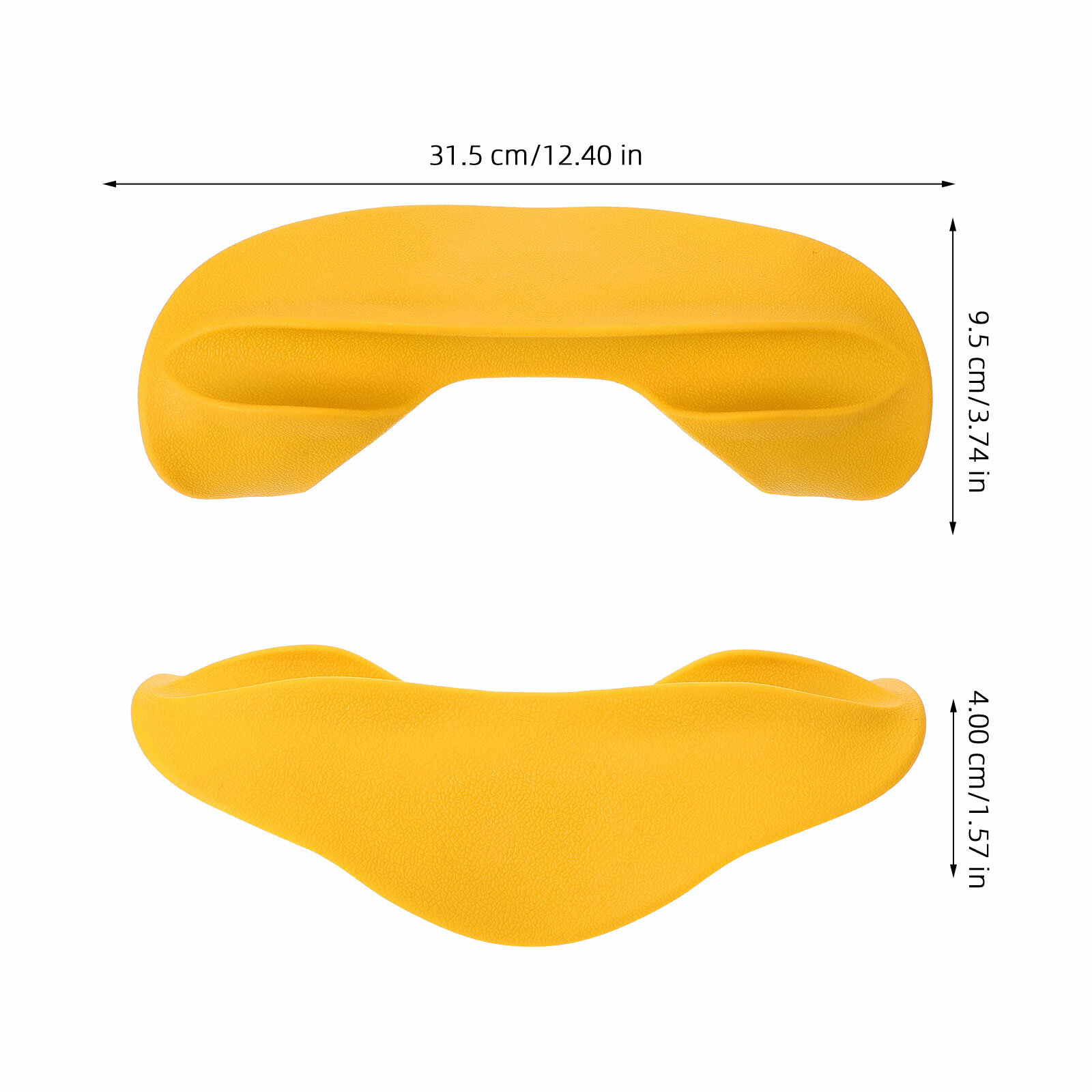Подушка Для Штанги С Поддержкой Шеи Желтый 31.50X9.50X4.00Cm
