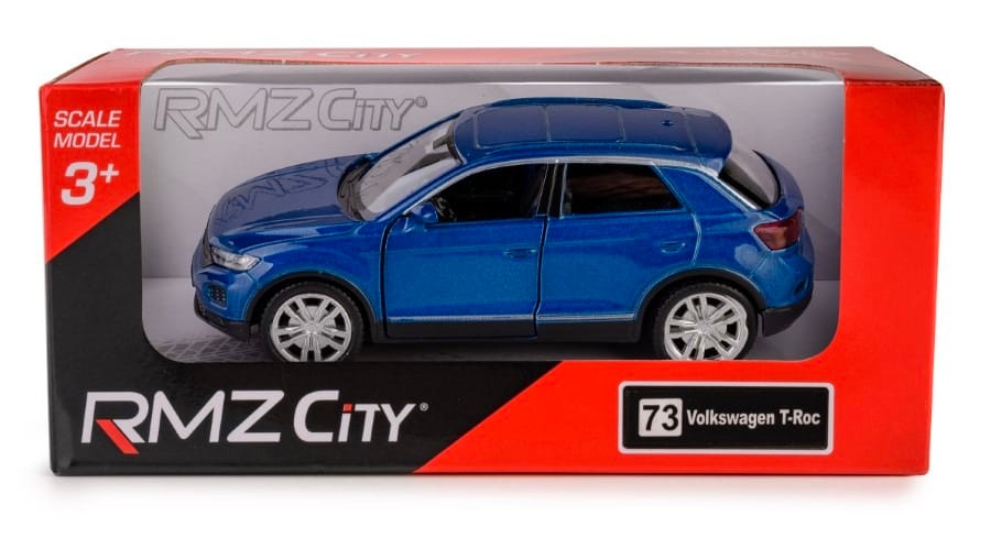 Игрушечная машинка Daffi RMZ City Volkswagen T-Rock, синий, 1:32