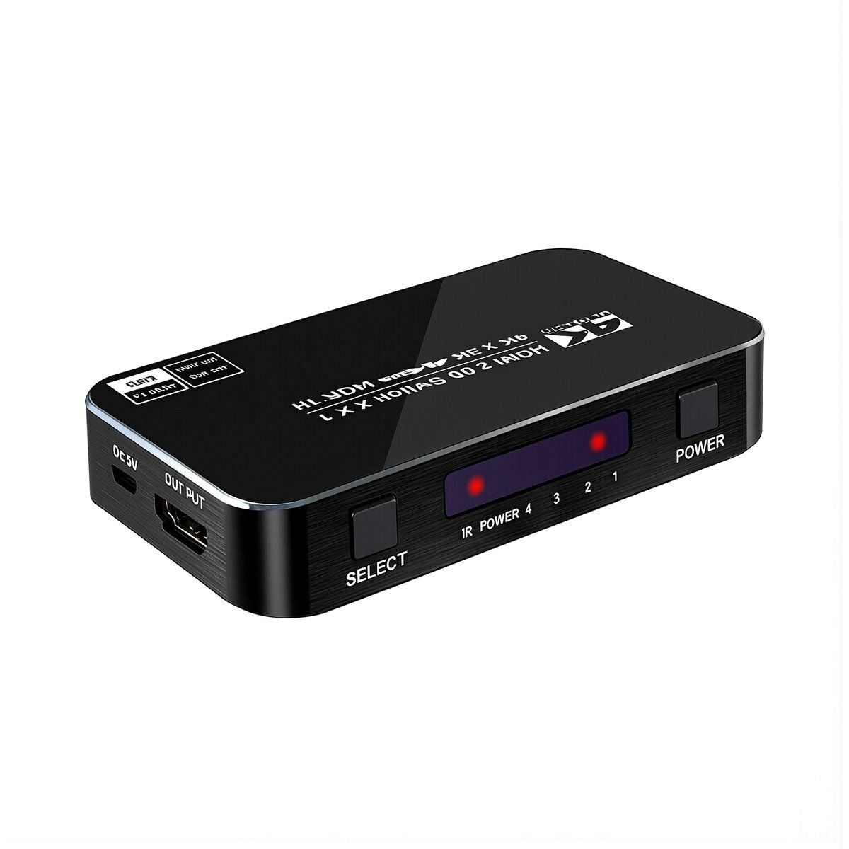 Переключатель HDMI 4 порта 1 выход 4K 60 Гц HDR 10 удобный для пользователей редактирующих видео контент дома