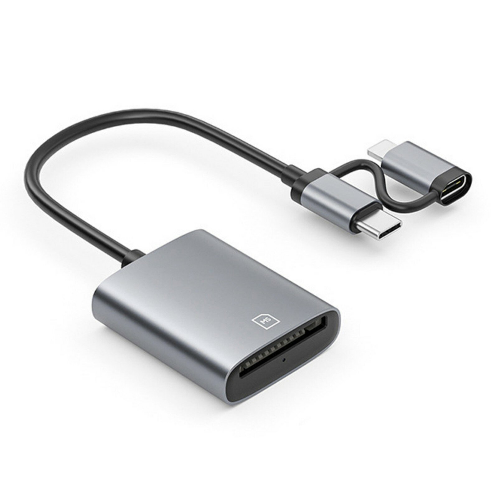 Адаптер для карт памяти с двумя портами Type C 8Pin из