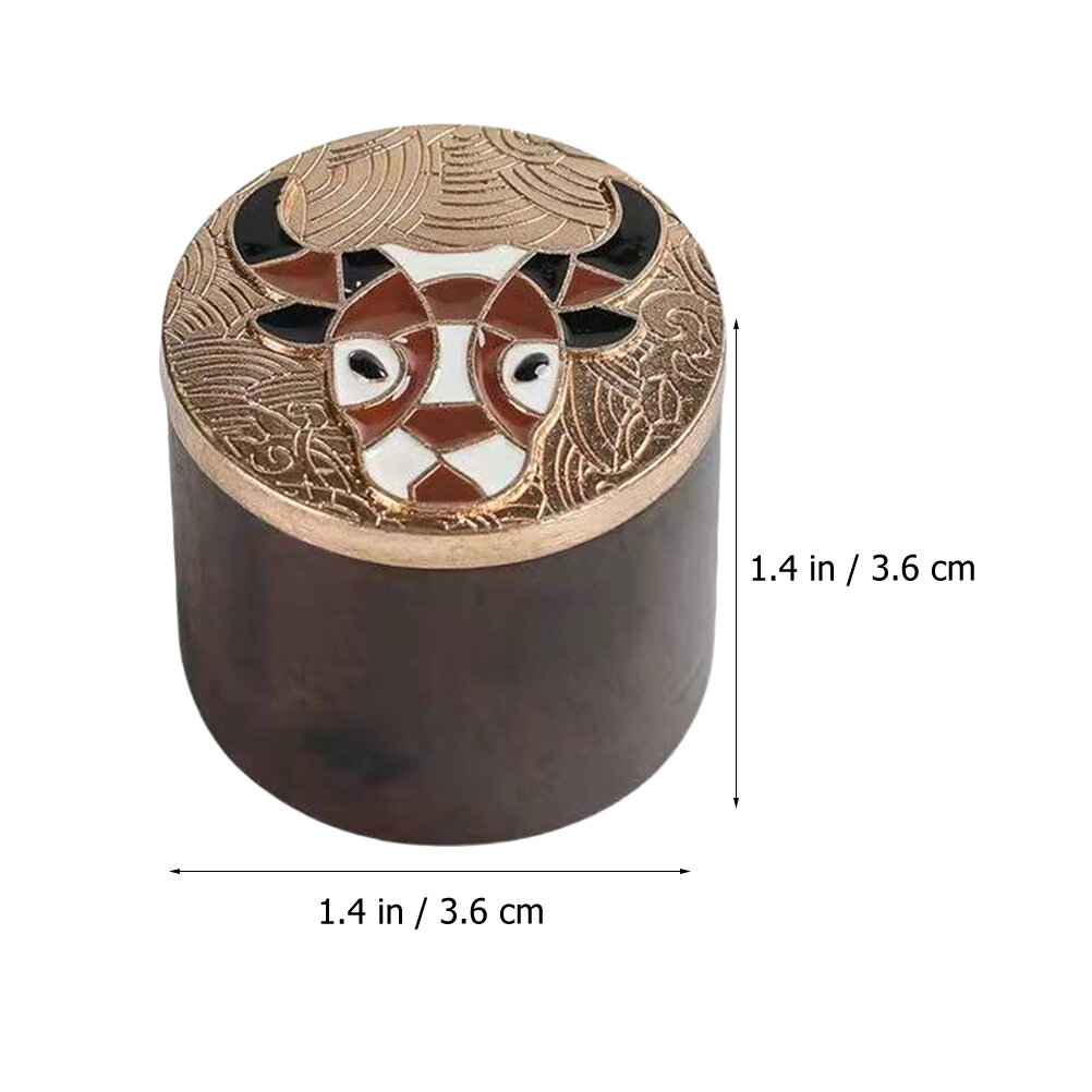 Держатель Для Чайника С Креативным Дизайном В Forme Головы Быка 3.6X3.6X3.6Cm