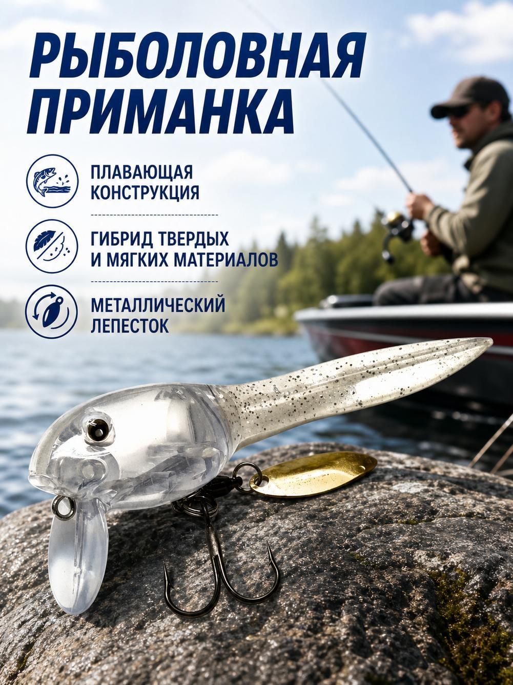 Мягких Приманок Для Имитации Головастика