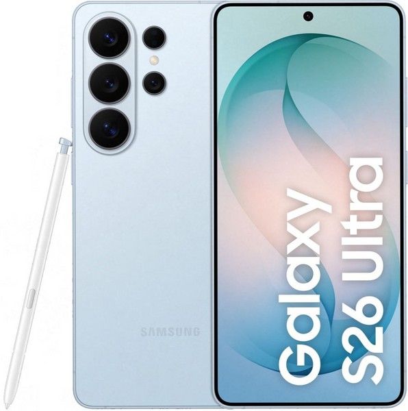 Смартфон Samsung Galaxy S26 Ultra, 16 ГБ + 1 ТБ (Голубой Sky Blue) (Snapdragon)