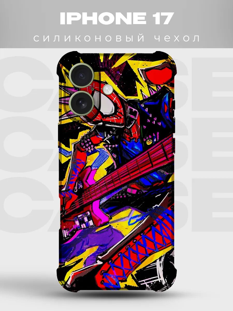 Чехол на iPhone 17 Человек-паук spiderman комикс spider man