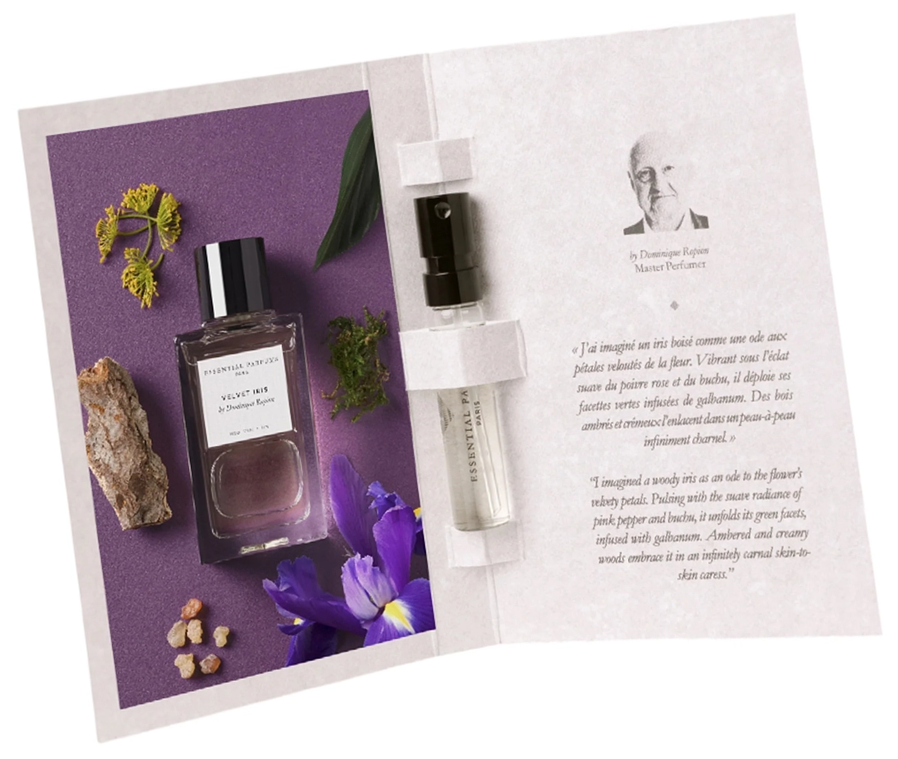 Velvet Iris Essential Parfums Edp 2 мл пробник для женщин и мужчин - Вельвет Ирис Эссенциал Парфюмс