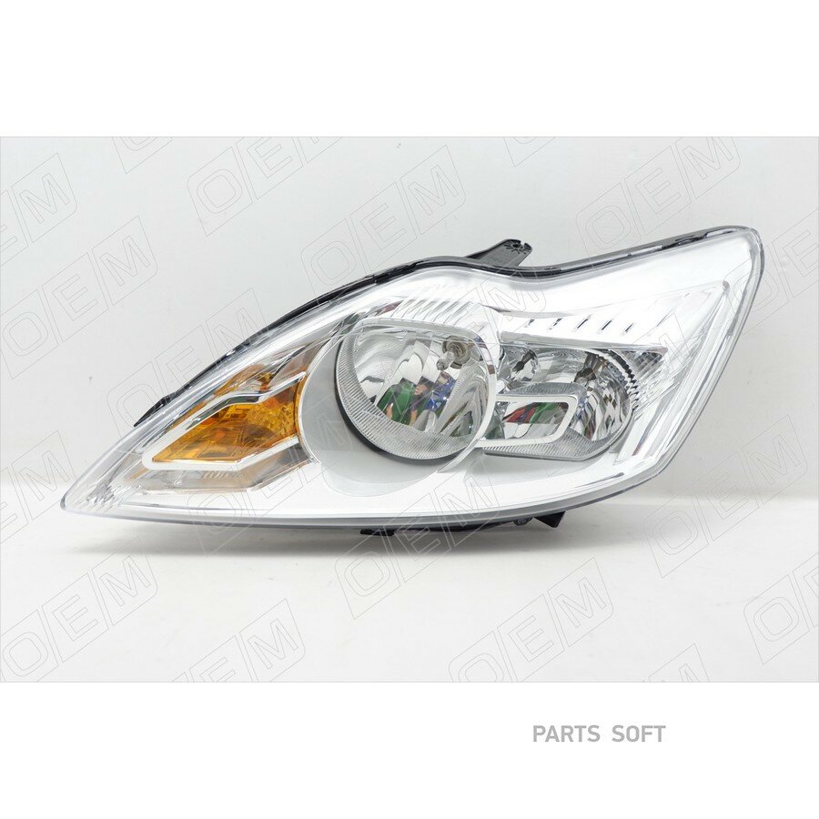 Фара левая Ford Focus 2 2008-2011, с корректором, от официального дистрибьютора, OEM, артикул OEM0283FL