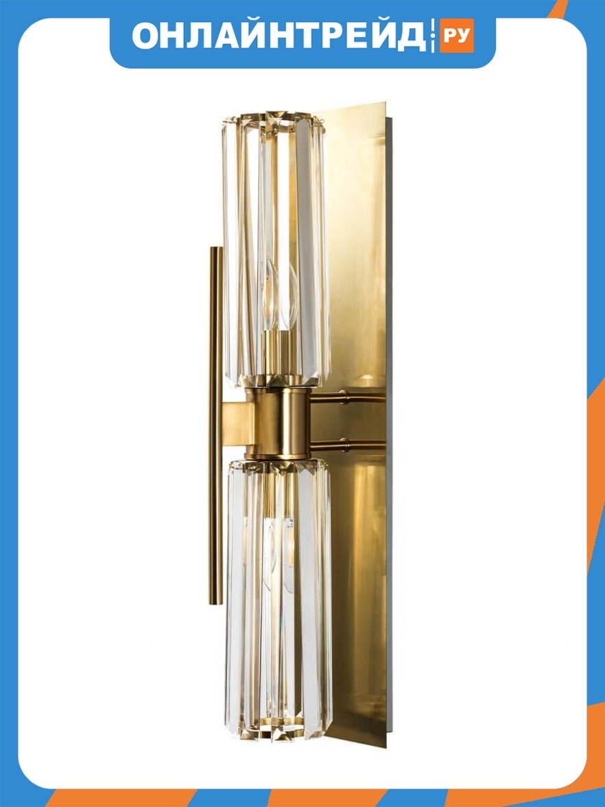 Бра Crystal Lux Magdolina AP2 Bronze/Transparente