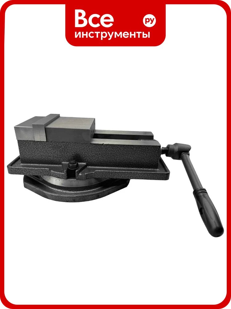 Станочные тиски TORNERI прецизионные поворотные L губок 100 мм, серия QM16100 Swivel 045757