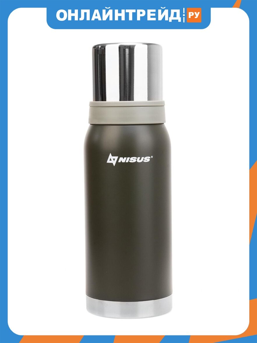 Nisus Термос (N-TM-039-K) 1000ML (2 крышки-кружки)