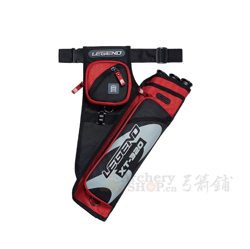 Красный стрелковый колчан XT320, передняя-задняя конструкция, французское лукобойное снаряжение для точной стрельбы