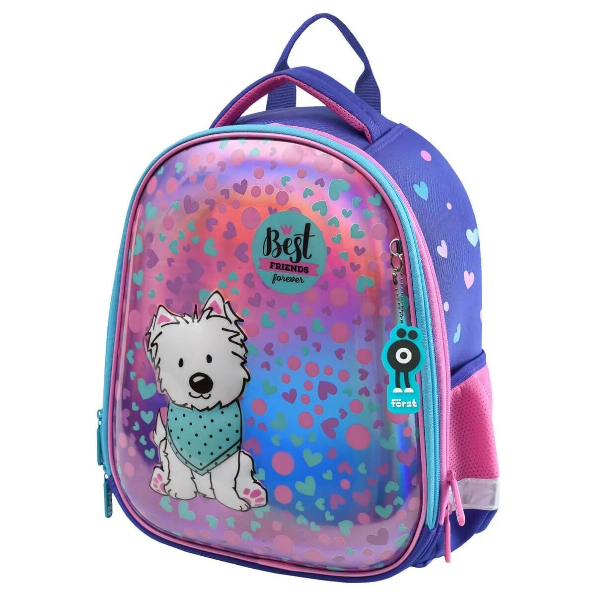 Ранец Först F-Glow Best friends 2 отд, 2 кармана, ан. спинка, FT-RY-050103