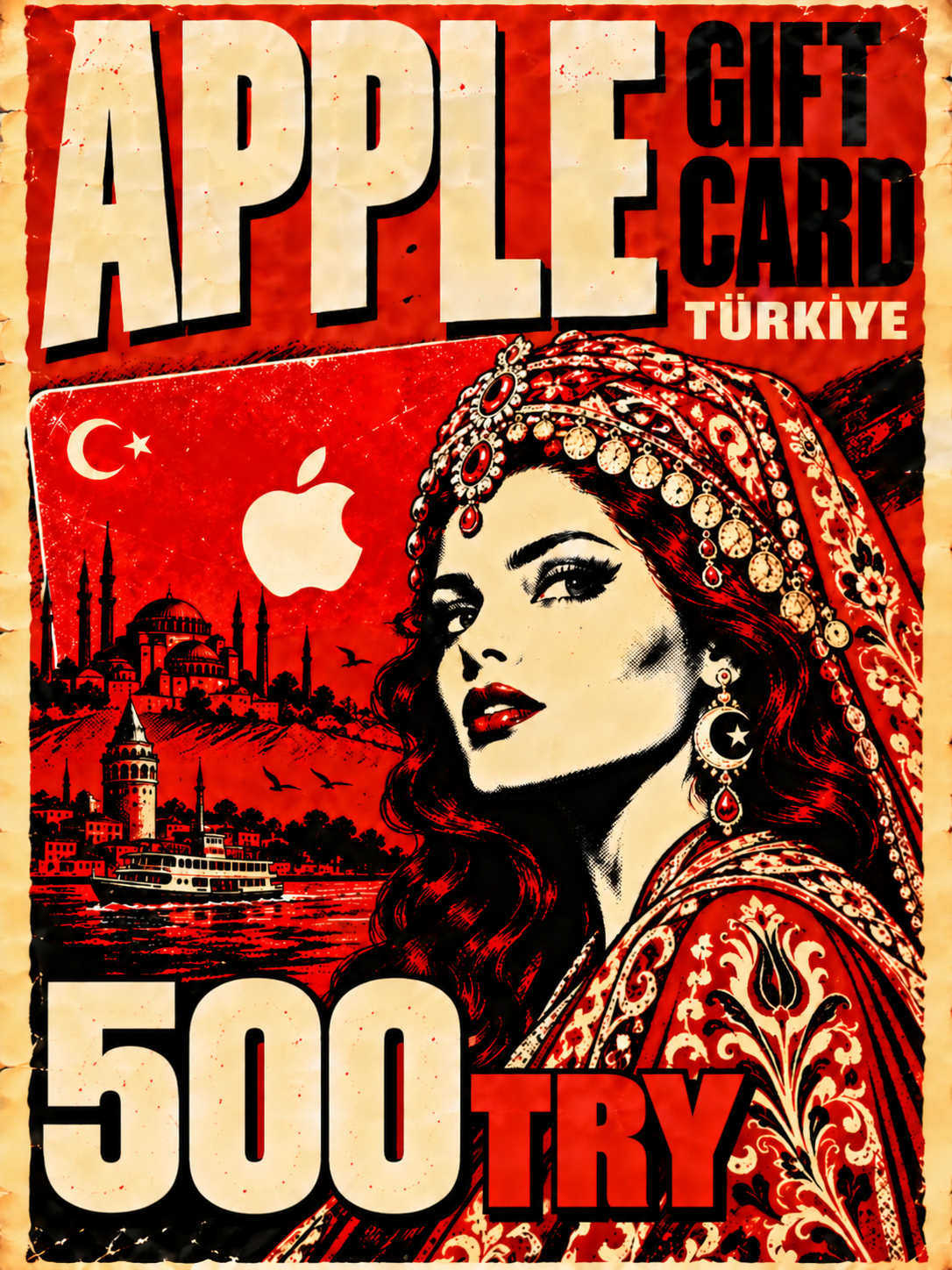 Подарочная карта Apple 500 TRY (Apple Gift Card) турция | Пополнение Apple ID |Подарочная карта App Store