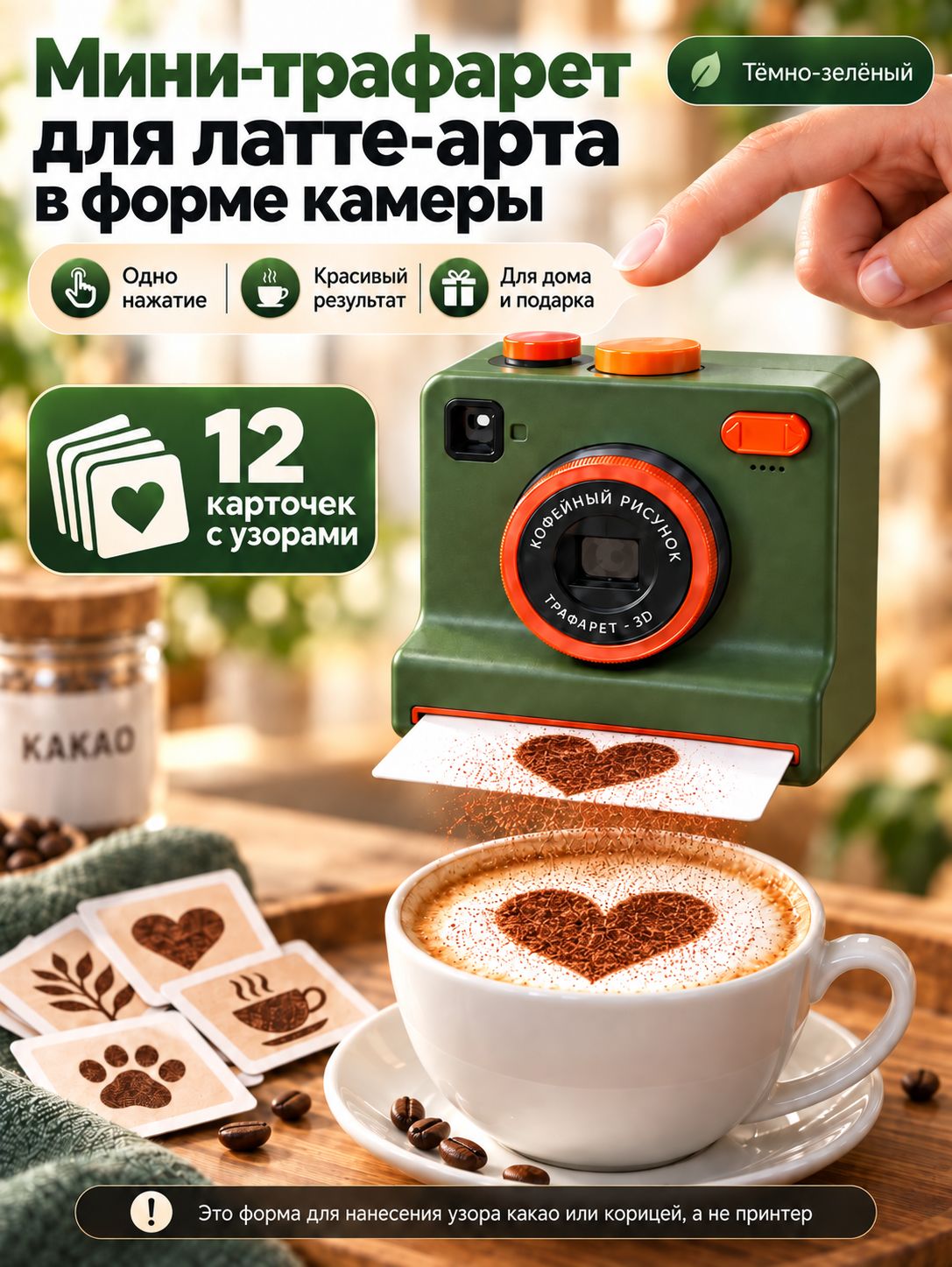 Латте арт инструмент, 1 шт, Артикул: 5774447883, Материал: ABS пластик