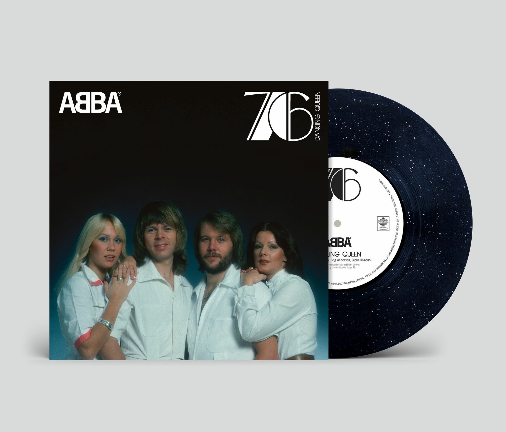 Виниловая пластинка Abba - Dancing Queen (50th Anniversary) (remastered) (Limited Edition) (Black Sparkling Vinyl) (Single 10") (1 LP)
