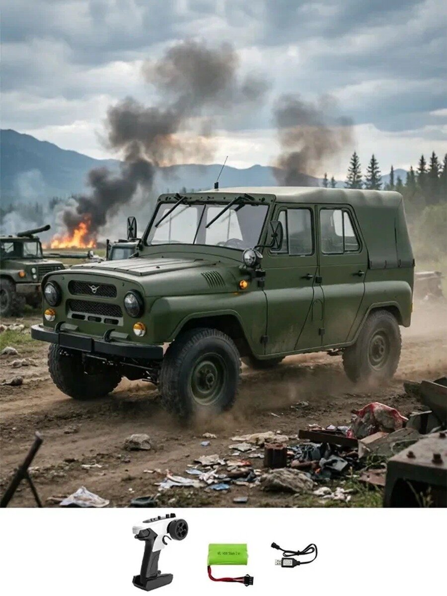 Модель автомобиля, WPL C94 UAZ-469 1:12 Радиоуправляемый внедорожник