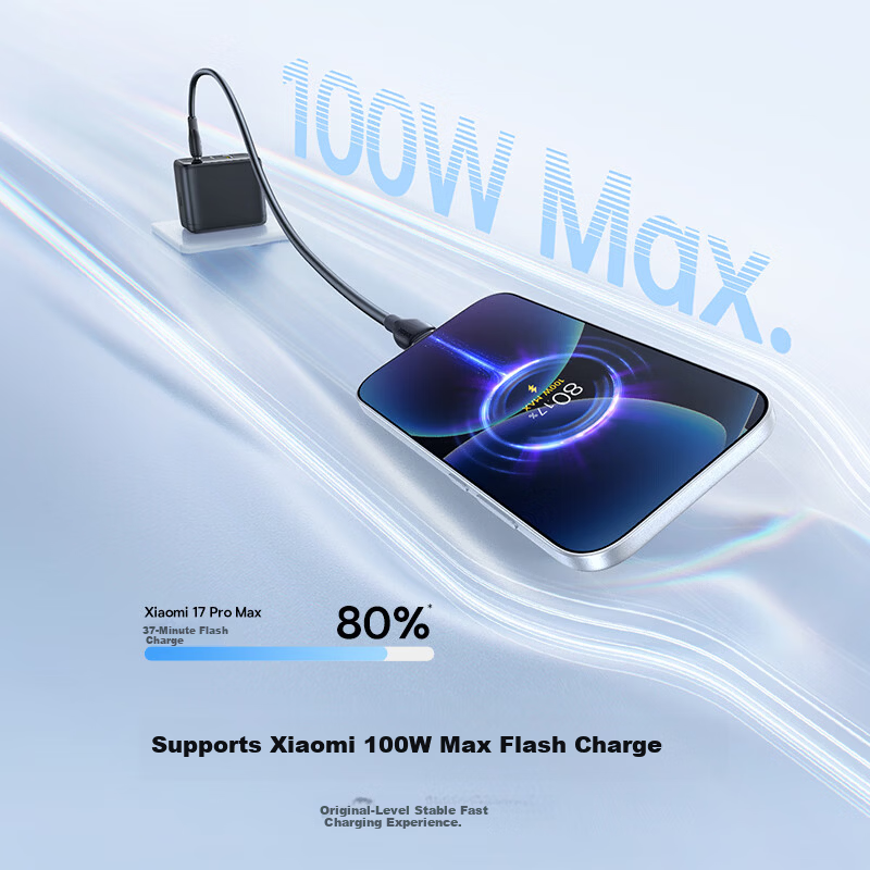Baseus GaN 100Вт 3-в-1 зарядное устройство с поддержкой PD для iPhone 15/Xiaomi/Huawei - Черный Версия：Национальная
