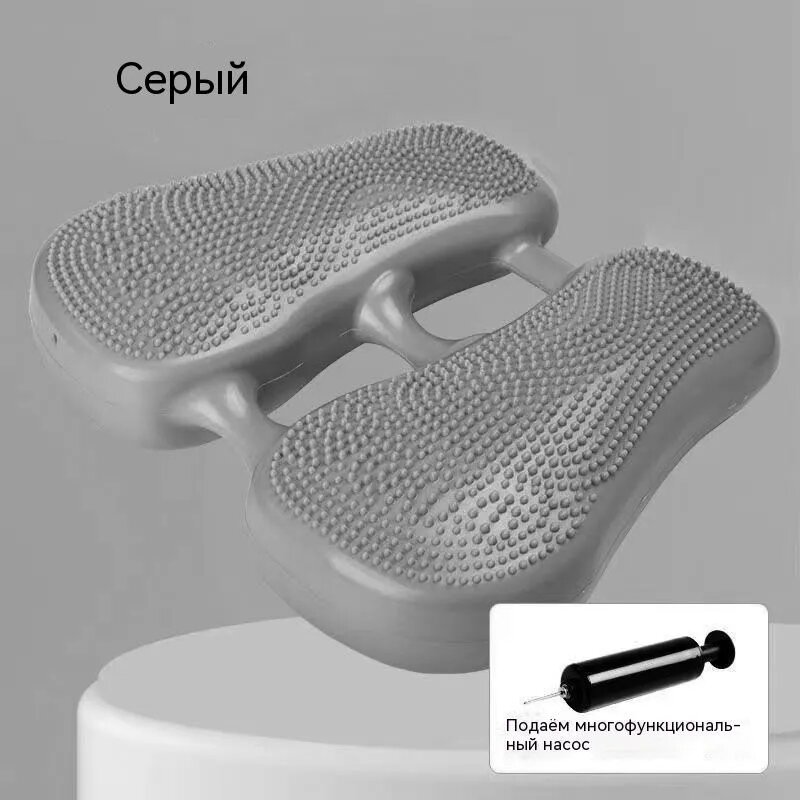 Степпер воздушный для домашних тренировок, серый, в комплекте насос