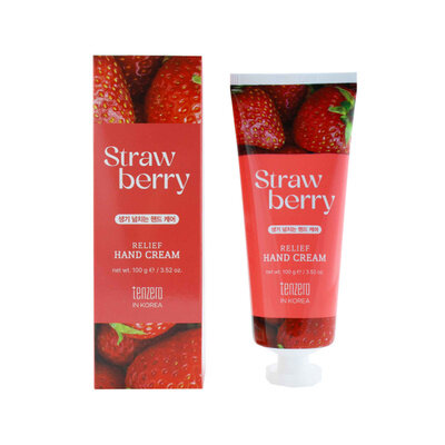 TENZERO RELIEF HAND CREAM STRAWBERRY Крем для рук с ароматом клубники 100мл