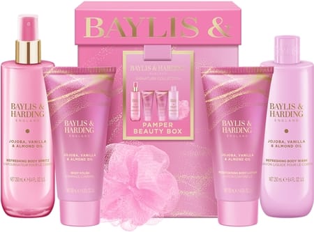 Набор парфюмерный Baylis & Harding Jojoba Vanilla Almond Oil, для женщин