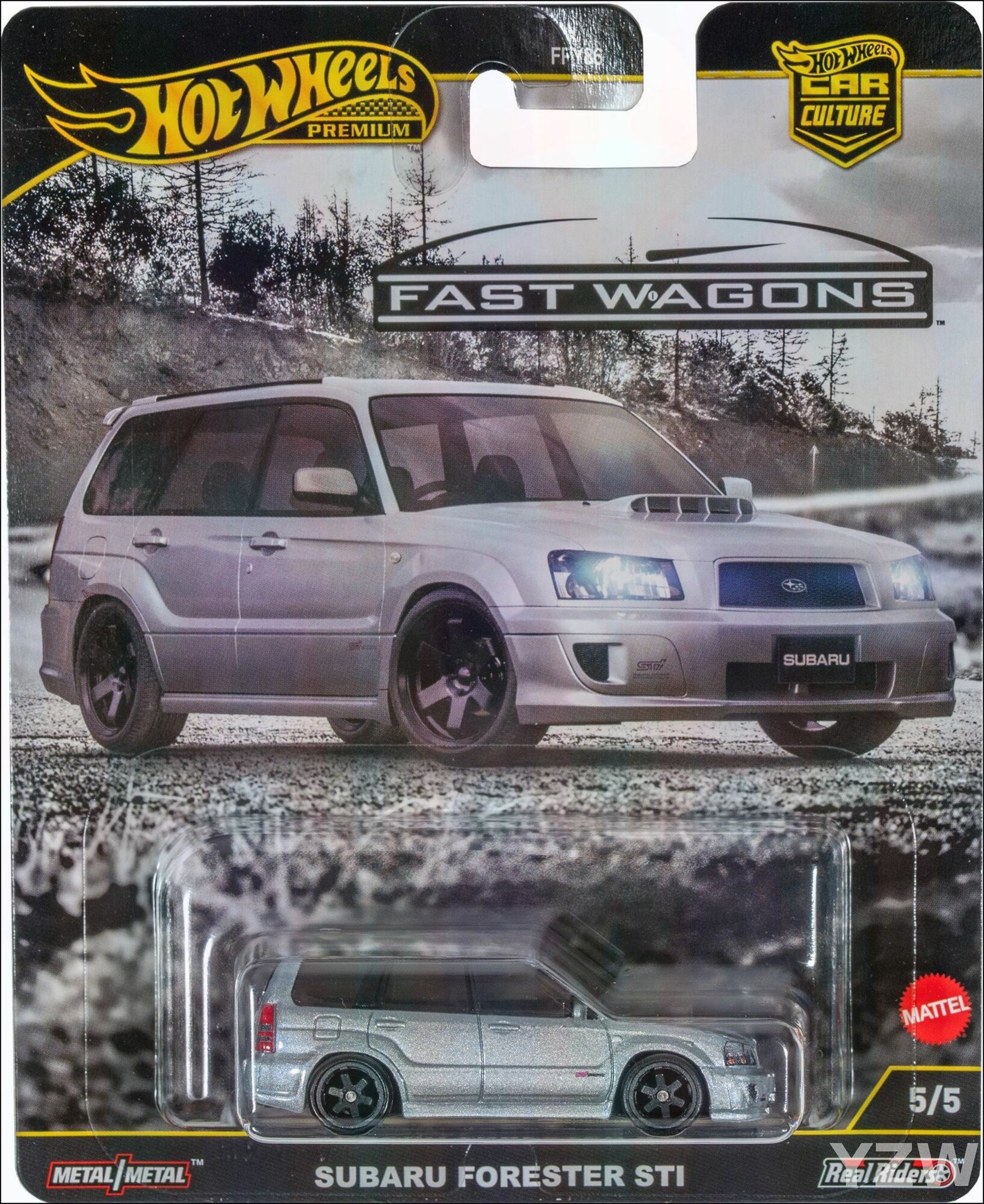 Игрушечная машинка Subaru Forester STi, масштаб 1/64, коллекционная модель из металла и пластика, цвет W112