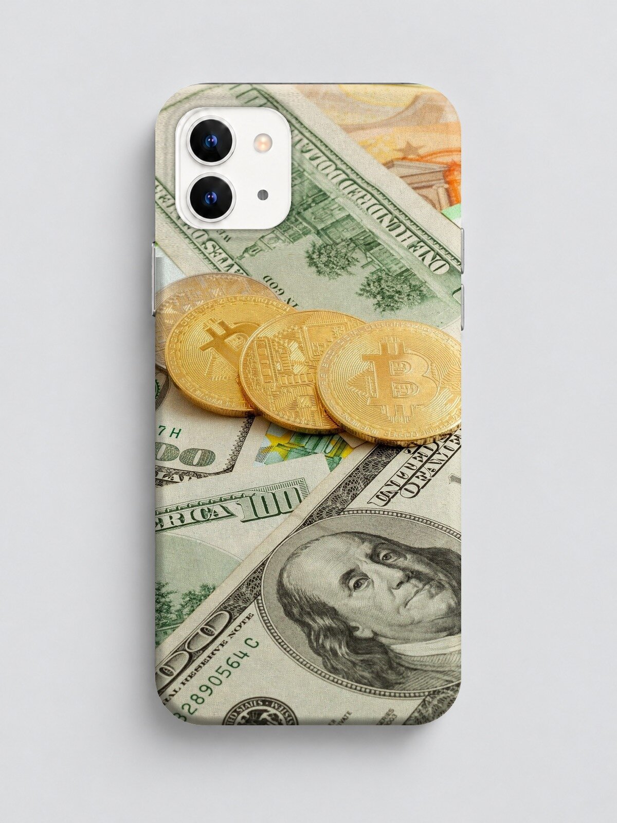 Силиконовый чехол на iphone 12 биткоины