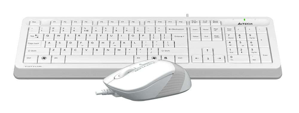 Набор клавиатура + мышь A4Tech Fstyler F1010 USB Multimedia F1010 WHITE