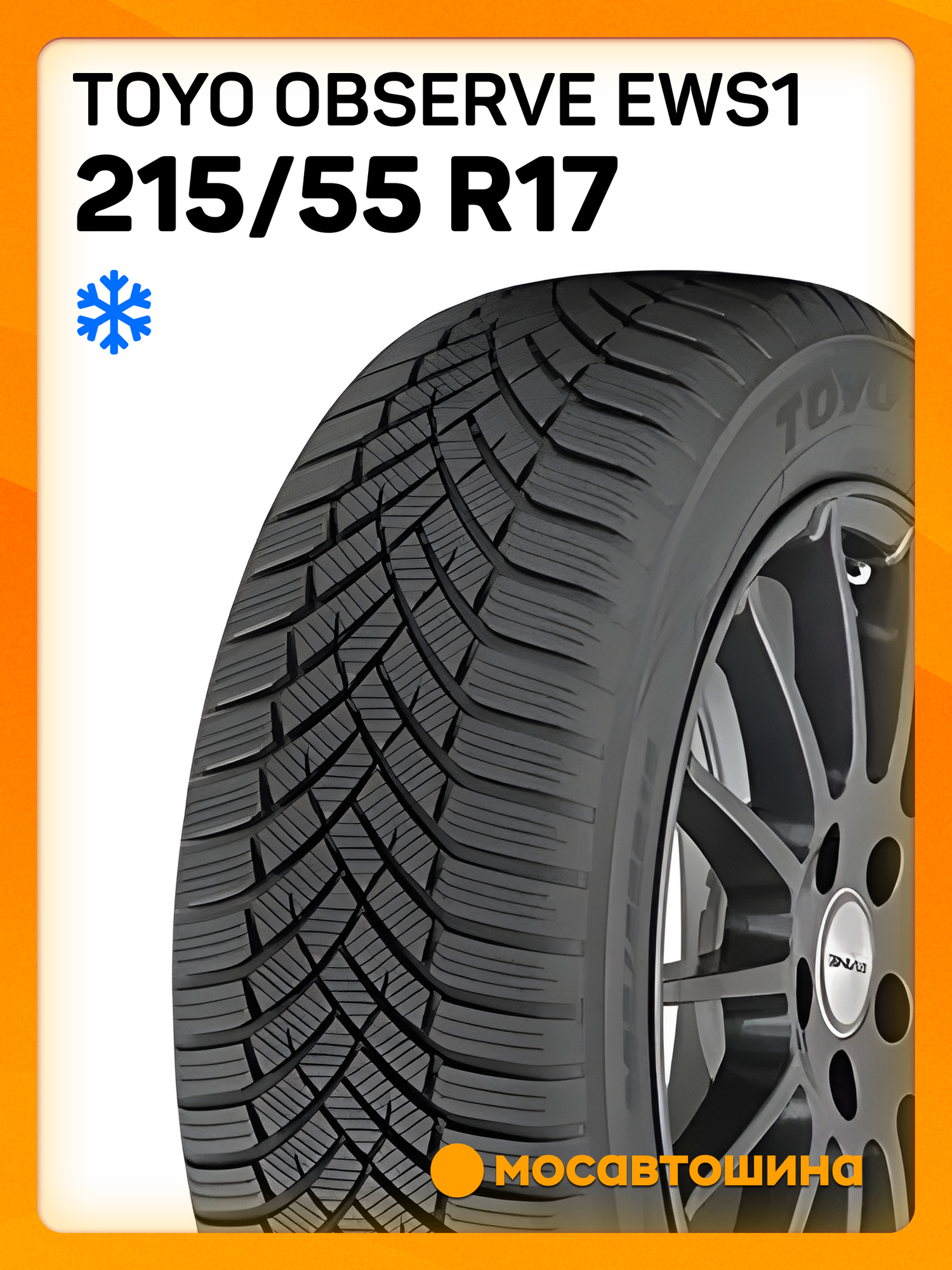 Зимние автомобильные шины Toyo Observe EWS1 215/55 R17 98V XL