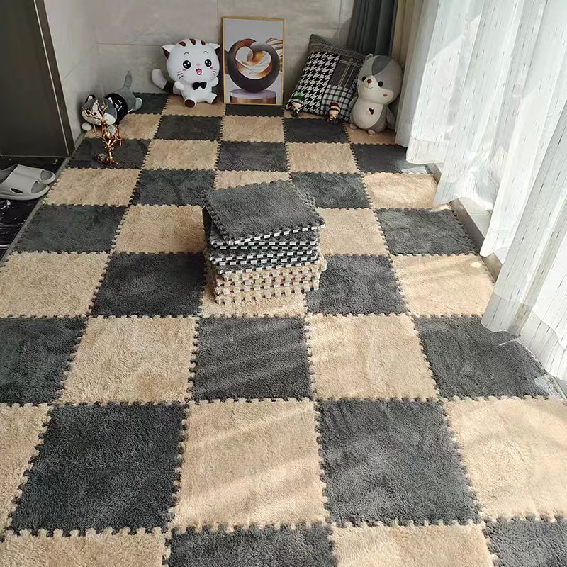 Коврик-пазл Плюшевая, зимний, текстиль, 10 элементов, 30x30 см